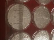 Grajewo ogłoszenia: Witam . Sprzedam 12 monet posrebrzanych o średnicy 4cm. Cena za... - zdjęcie