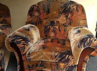 Grajewo ogłoszenia: Zestaw dwóch wygodnych foteli w ciekawym wzorze. Mebel jest... - zdjęcie